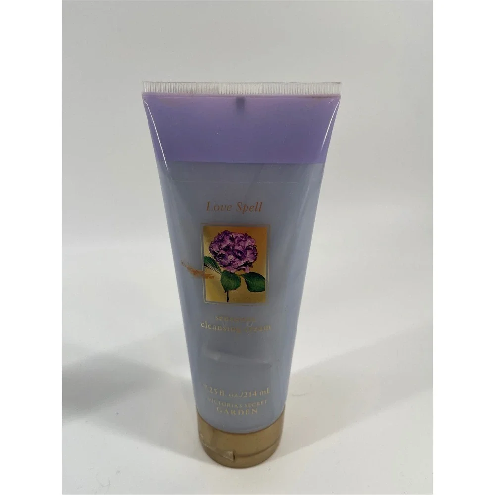 Victoria's Secret Love Spell Set Women 7.25oz Purple Vintage Garden Discontinued